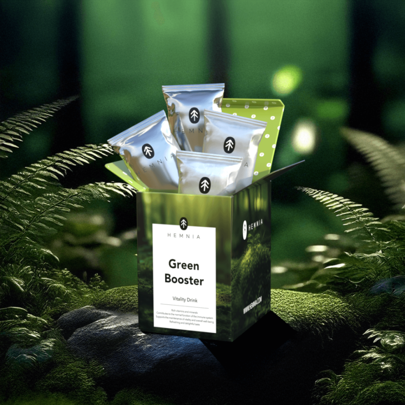 Pacote de 2 Boosters Verdes com um shaker grátis